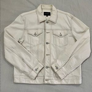 Club Monaco Men’s Cream Denim Jacket